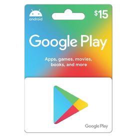 Google play gift card USA 15USD