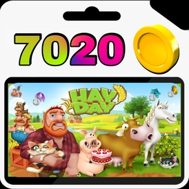 HAY DAY 7020 Coins (LOGIN INFO REQUIRE)