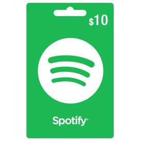 10$ Spotify Gift Card US only