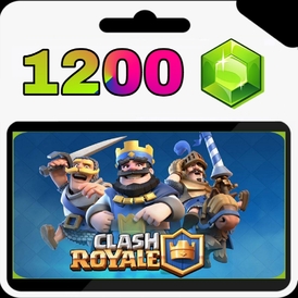 Clash Royale 1200 Gems (LOGIN INFO REQUIRE)