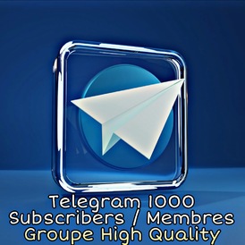 Telegram 1000 High Subscribers/Members