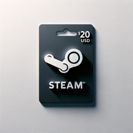 Steam Wallet Gift Card - $20 USD - STOCKABLE