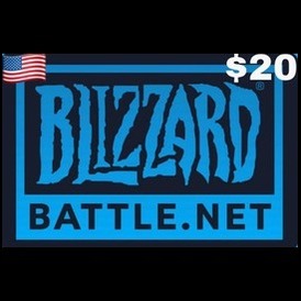 Blizzard Gift Card USD $20 Battlenet Battle.N