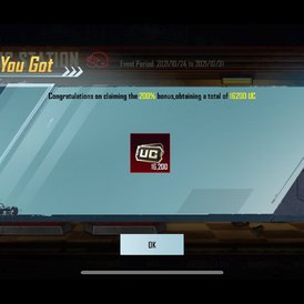 Pubg UC Station 100$ by Account