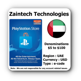 $100 PlayStation Gift Card - UAE