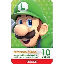 Nintendo eShop Gift Card $10 CAD