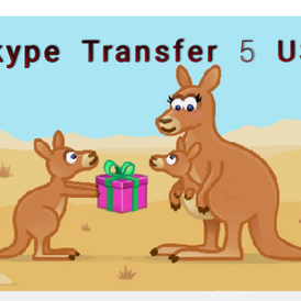 Skype Transfer Credits 5 USD Global