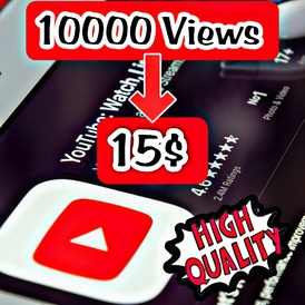 10000 Views YouTube High Quality