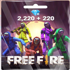 Free Fire 2200 + 220 Diamonds Pins (Garena)
