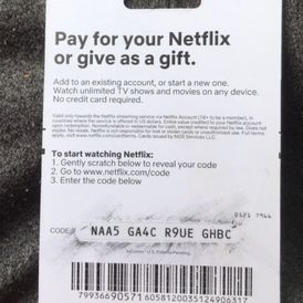 Carte-cadeau Netflix de 30$, 1 unité – Incomm : Cartes divertissement