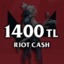 Riot Cash 1400 TRY (TL) - Valorant - 11250 VP