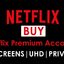 Netflix 6Month Gift Card 4K+HDR