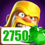 Clash Royale 2750 Gems Via Player Tag only