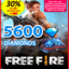FREE FIRE 5600 DIAMONDS