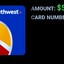 Southwest airline egift card USA 500 USD