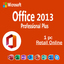 Microsoft Office 2013 Pro 1PC [Retail Online]