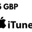 iTunes 5£ GBP UK Storable Gift Card