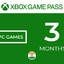 XBOX GAME PASS PC 3 MONTHS INDIA KEY