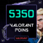 Valorant / Riot - 50$ / 5350 VP (Stockable)