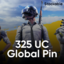 Pubg Mobile 325 UC Global PIN - Stockable