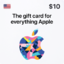 iTunes Gift Card - $10 USD - USA