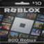 Roblox 800 Robux Gift Card Global All Region