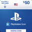 50$ PSN USA Playstation Network Stockable
