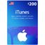 ITunes Gift Card 200 USD (USA Version)