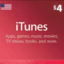 iTunes & App Store 4$ - 4 USD - Stockable