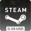 Steam 0.38$ Gift Card 0.38 USD (Stockable)