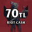 Riot Cash 70 TRY (TL) - Valorant - 485 RP