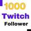 1,000 Twitch Follower Real Quality