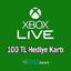 Xbox 100 ₺ TL TRY (Stockable) TR
