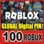 Roblox | 100 Robux GLOBAL PIN