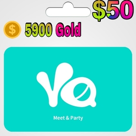 Yalla Live Gift Card  5900 Gold 50$
