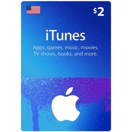 iTunes $2 USA Gift Card