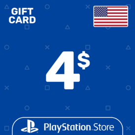 PlayStation Network 4 USD (USA) Stockable
