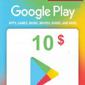 $10 Google Play Gift Card USA