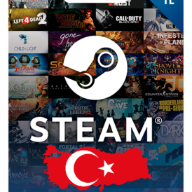 Steam Wallet Gift Card 100 TRY (TURKEY)