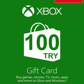 Xbox 100 TL Gift Card Turkey - Stockable LIRA