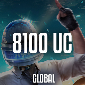 Pubg Mobile 8100 UC Global
