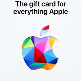 US | $95 | Gift card for everything at Apple