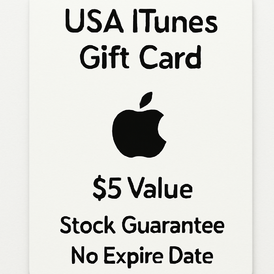 USA iTunes Gift Card – $5 Value