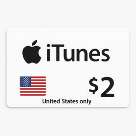 ITunes Gift Card 2 USD [ USA ]