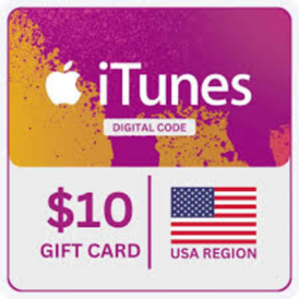 $10.00 ITUNES GIFT CARD - INSTANT DELIVERY