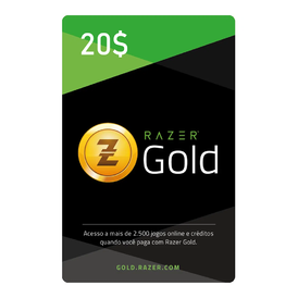 $20 Razer Gold (Global + USA) - 20 USD