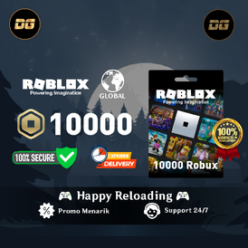 Roblox 10000 Robux Gift Card Global Region ?
