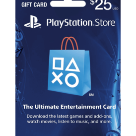 $25 Playstation Gift Card