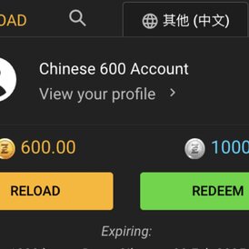 Razer Gold Chinese Account 600$ loaded