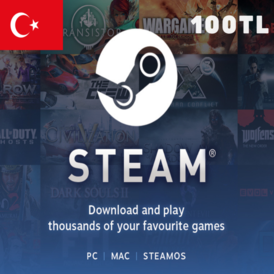 Steam Gift Card 100 TL (TURKEY)